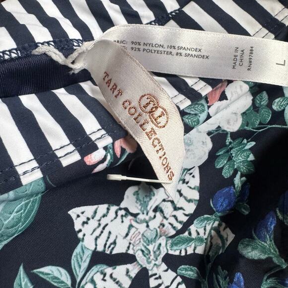 Tart Collections High Cut Floral Print Riley Cheeky Bikini Bottom Size L NWOT - Picture 10 of 10